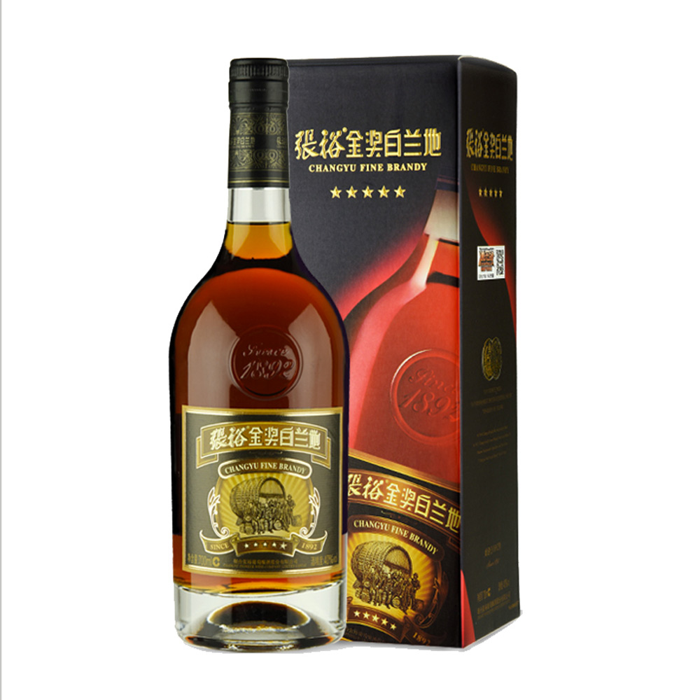 张裕五星金奖白兰地700ml
