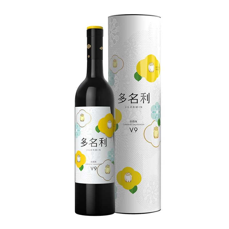 张裕多名利V9（圆筒）赤霞珠干红葡萄酒