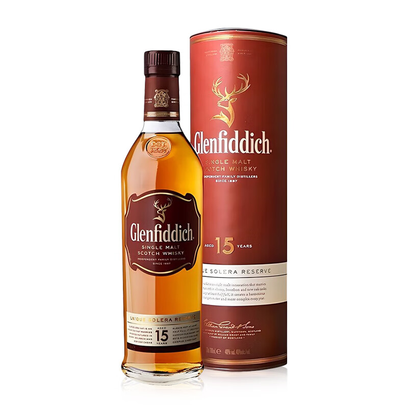 格兰菲迪15年纯麦威士忌(GLENFIDDICH SINGLE MALT WHISKY)